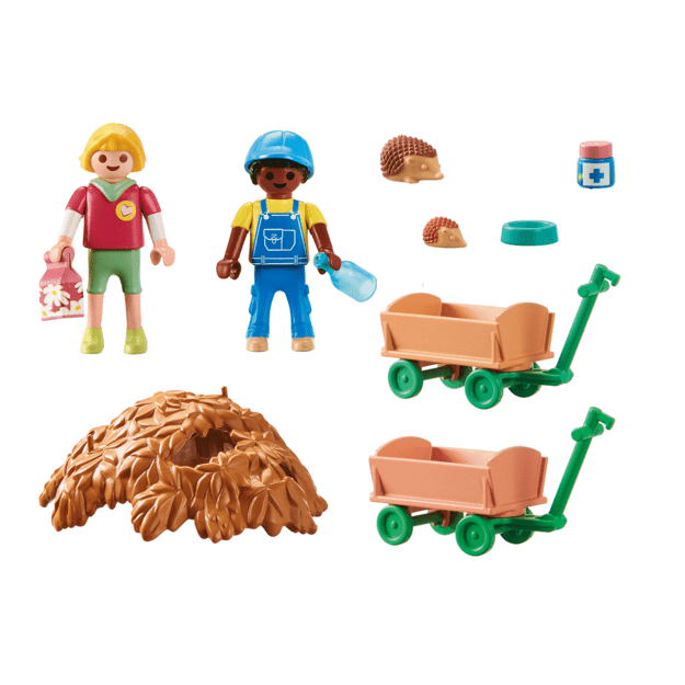 Playmobil - Care of the hedgehog family (71512)