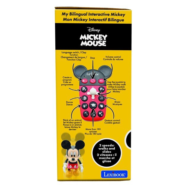 Lexibook - Interactive and educational Mickey Robot (EN/FR) (MCH01i1)