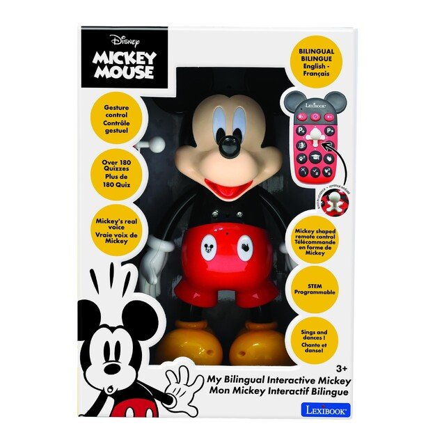 Lexibook - Interactive and educational Mickey Robot (EN/FR) (MCH01i1)