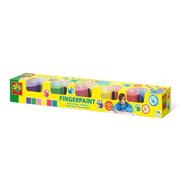 SES Creative - Fingerpaint 6 colours - (S00315)