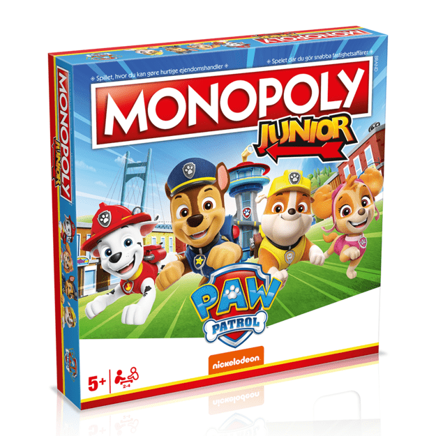 Monopoly Junior - Paw Patrol (DA/SE) (WIN5411)