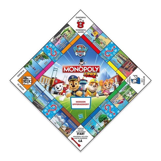 Monopoly Junior - Paw Patrol (DA/SE) (WIN5411)