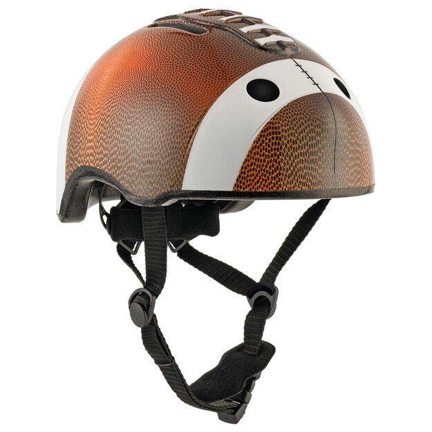 Crazy Safety - Football Bicycle Helmet - Brown (103001-01)