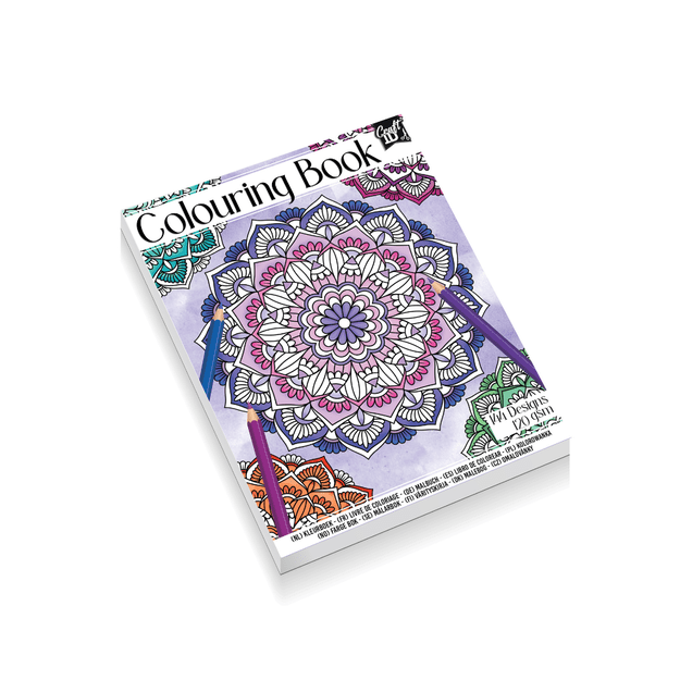 Craft ID - Colouring book - Flowers