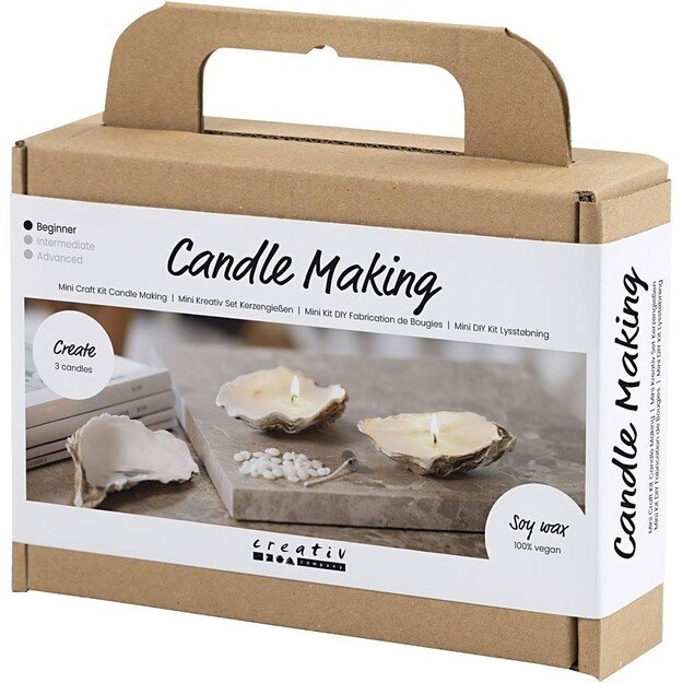 Mini Craft Kit - Candle Casting - Soy Candles In Oyster Shells (977738)