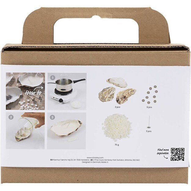 Mini Craft Kit - Candle Casting - Soy Candles In Oyster Shells (977738)