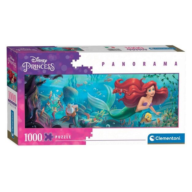 Clementoni - Panorama Puzzle 1000 pcs - Disney Princess (39658)