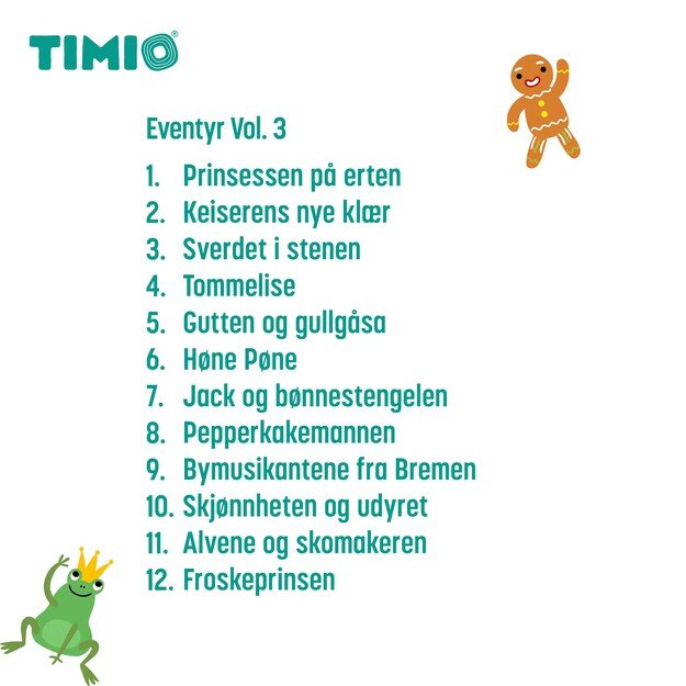 Timio - Disc Set 4 - Nursery Rhymes, Fairy Tales, Dinosaurs and Small Insects - (TM-TMD-04E)