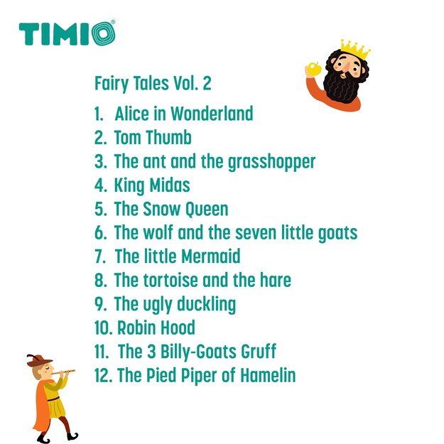 Timio - Disc Set 4 - Nursery Rhymes, Fairy Tales, Dinosaurs and Small Insects - (TM-TMD-04E)