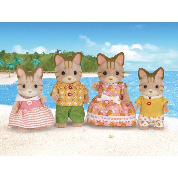 Sylvanian Families - Striped Cat Family (5180)