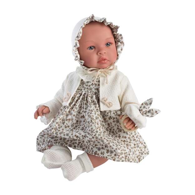 Asi - Leonora doll in beige dress with flowers, 46 cm (24184930)