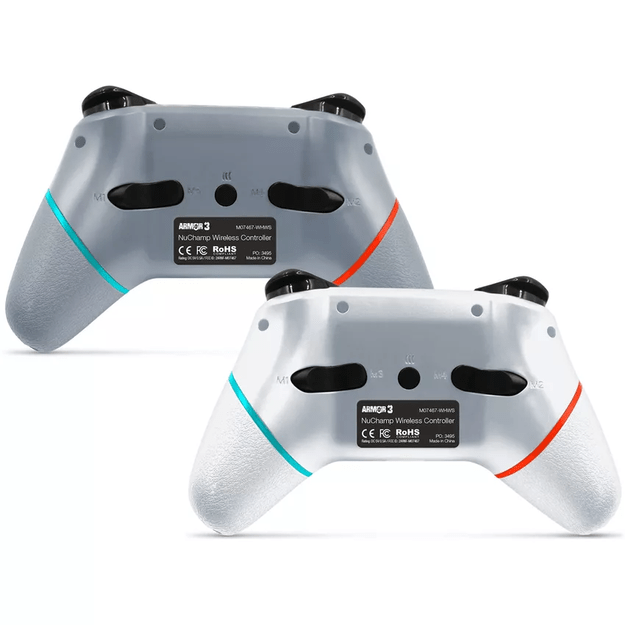 Hyperkin Nuchamp Wireless Controller - Switch/Oled (2in1 Pack) (White, Wizard Silver)