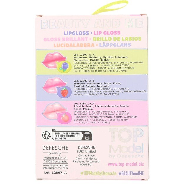 TOPModel Lip Gloss Set BEAUTY and ME ( 0412807 )