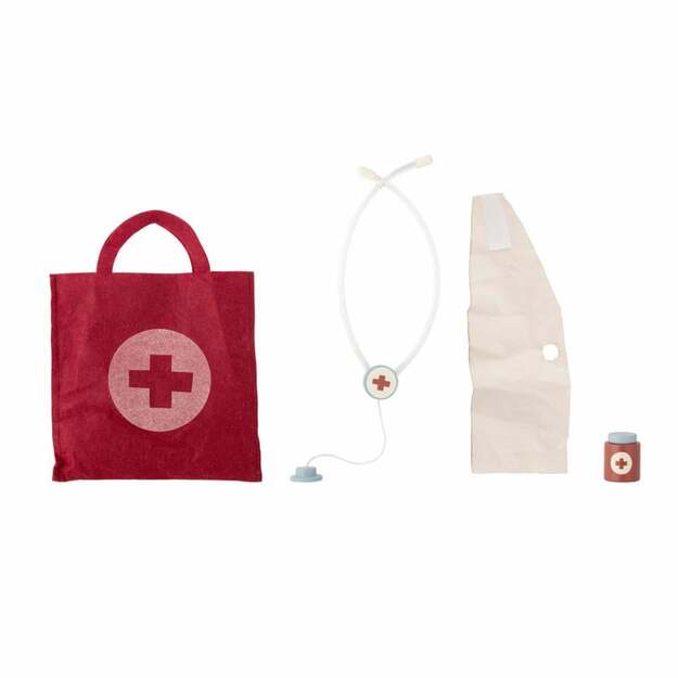 Bloomingville MINI - Elliott Play Set, Doctor, Red (82058164)