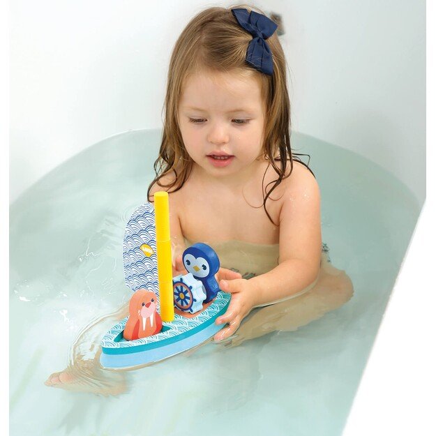 Ludi - Bathing boat with foam figures - (LU40082)