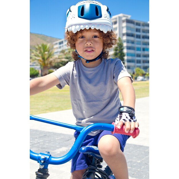 Crazy Safety - Tiger Bicycle Helmet - White (100101-03-01)