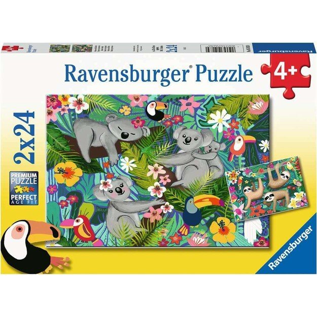 Ravensburger - Koalas And Sloths 2x24p - 05183