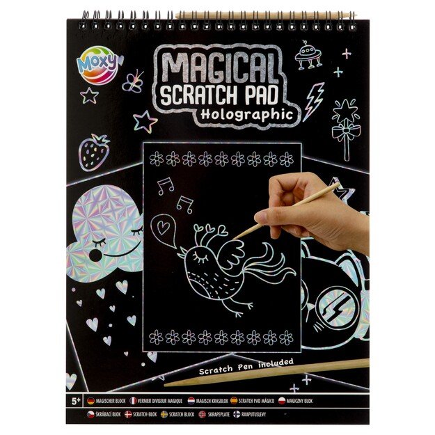 Moxy - Magical Scratch Pad A4 - Holographic (220009)