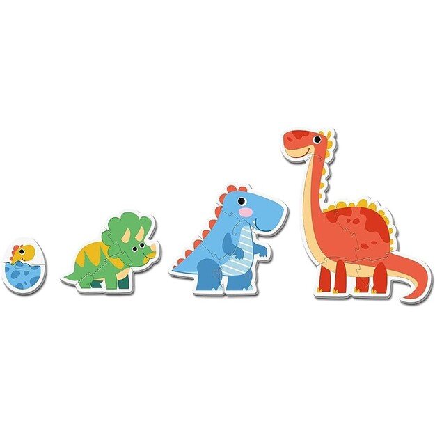 Clementoni - My first puzzle 2-3-4-5 pcs - Dinosaurs  (20834)