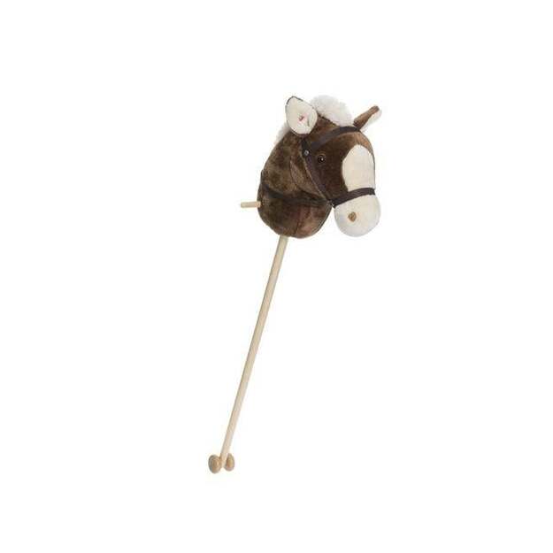 Teddykompaniet - Hobby Horse w. sound, brown - TK12567