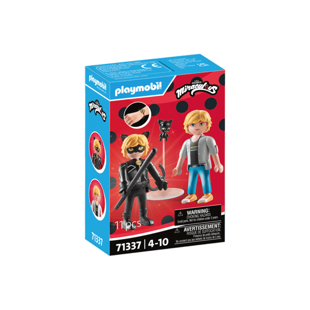 Playmobil - Miraculous: Adrien & Cat Noir (71337)