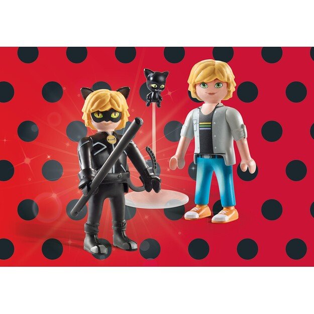 Playmobil - Miraculous: Adrien & Cat Noir (71337)