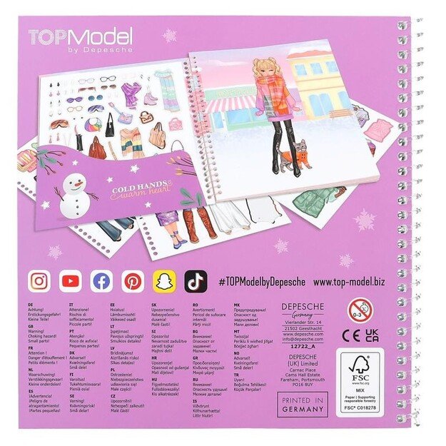 TOPModel - Dress me up - Stickerbog - WINTER WONDER (412722)