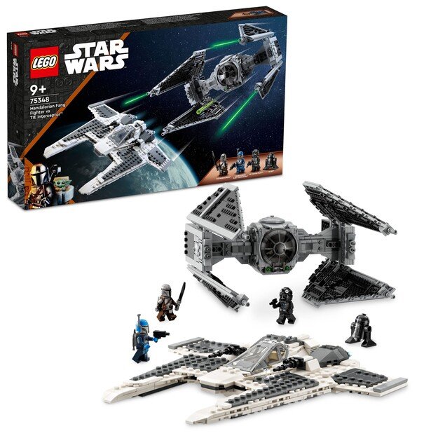 LEGO Star Wars - Mandalorian Fang Fighter vs. TIE Interceptor (75348)