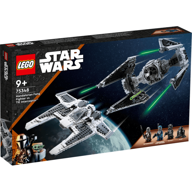 LEGO Star Wars - Mandalorian Fang Fighter vs. TIE Interceptor (75348)