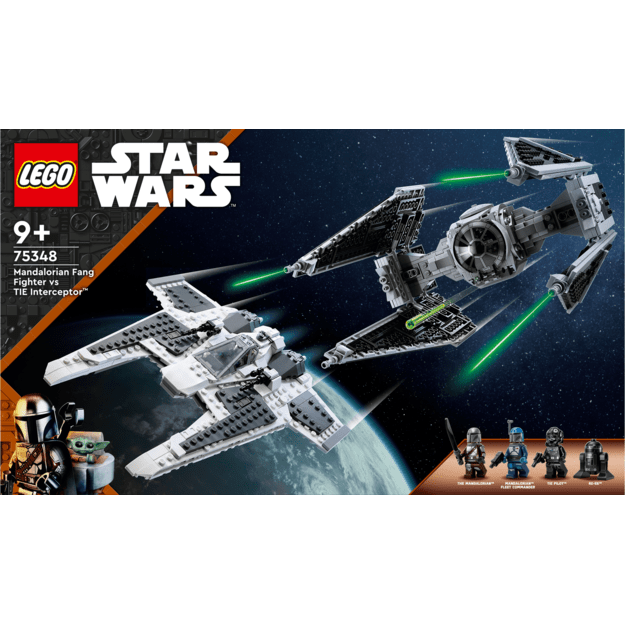 LEGO Star Wars - Mandalorian Fang Fighter vs. TIE Interceptor (75348)