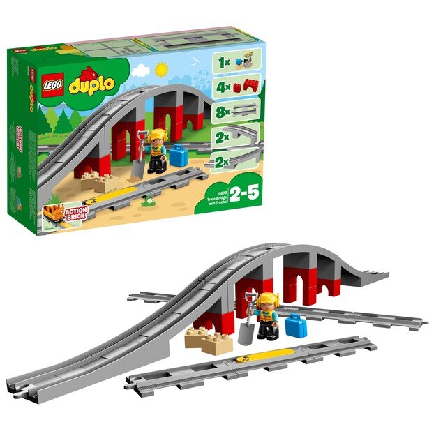 LEGO Duplo - Trainbridge and Tracks - (10872)