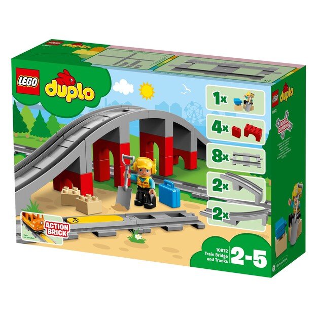 LEGO Duplo - Trainbridge and Tracks - (10872)