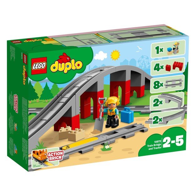 LEGO Duplo - Trainbridge and Tracks - (10872)