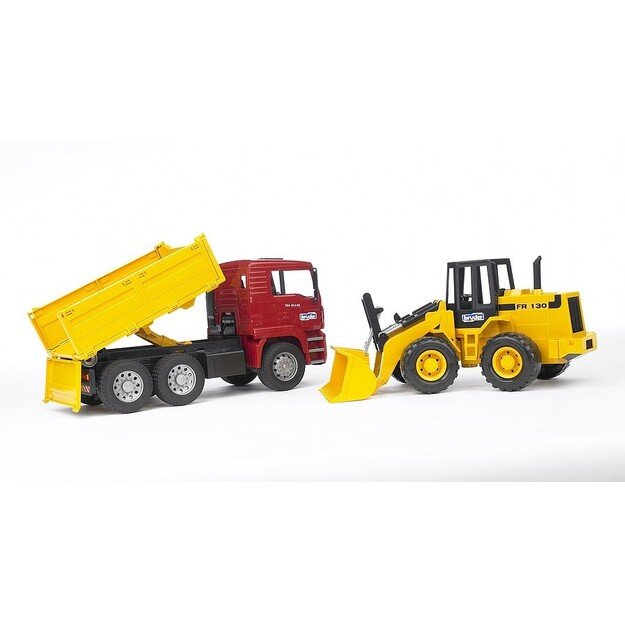 Bruder - MAN TGA Construction Truck And Articulated Loader (02752)