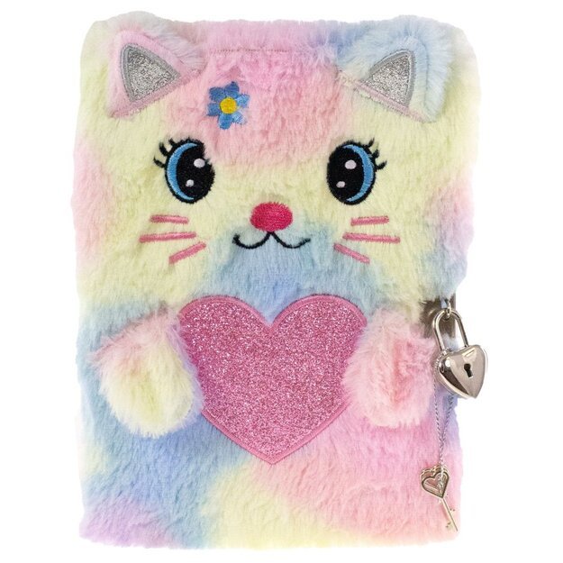 Tinka - Plush Diary - Cat w. Lock (8-802121)