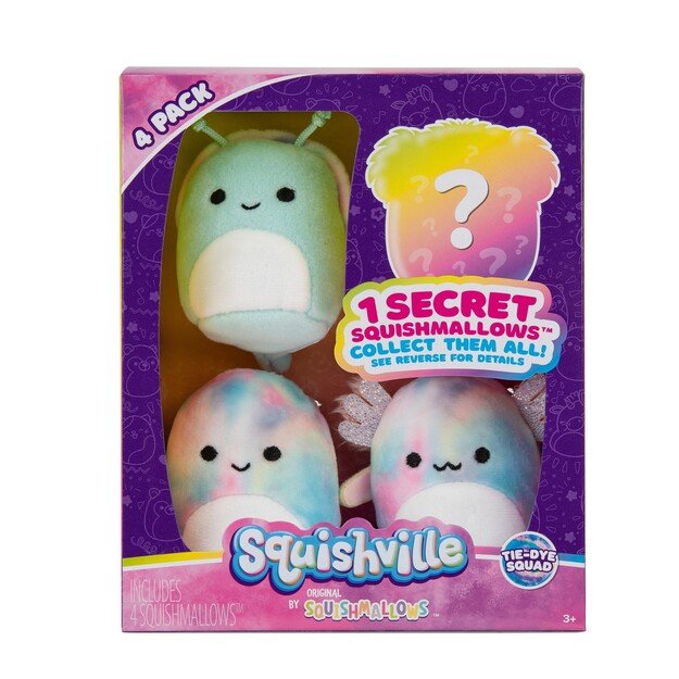 Squishville - 4 pack S2 - Tie-Dye Squad