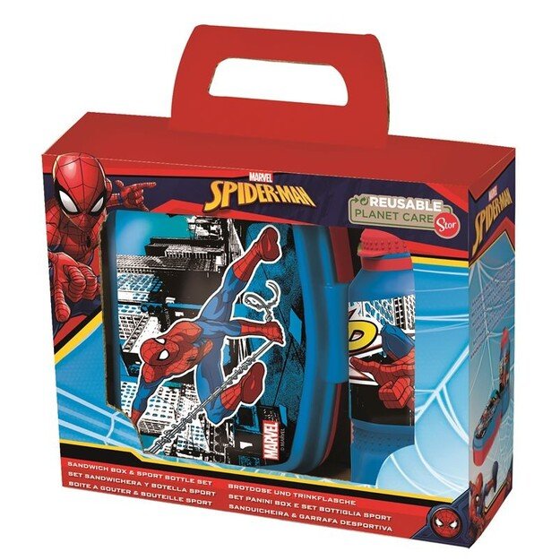 Spiderman - Lunchbox & Water Bottle (51373)