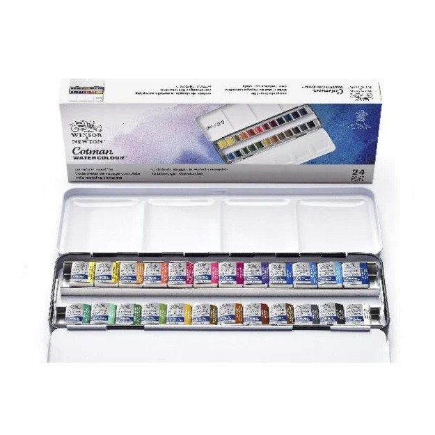 Winsor & Newton - Cotman Watercolour Sketchers (24 pcs) (830852)