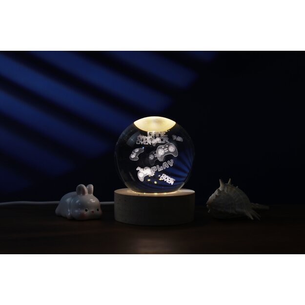 iTotal - Crystal Ball Lamp small - Let's Play (XL2722)