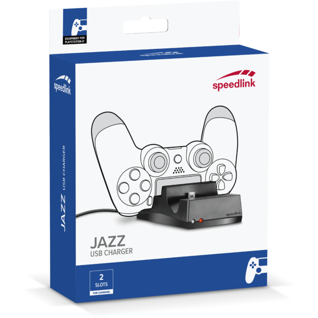 Speedlink - JAZZ USB Charger – for PS4, black