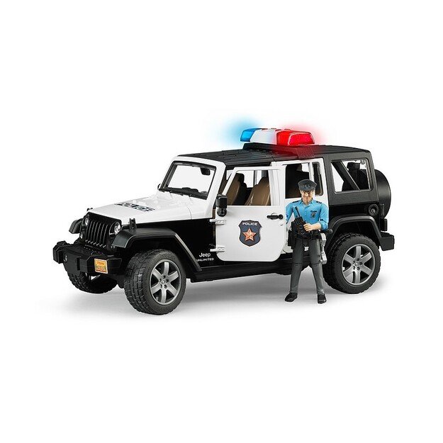 Bruder - Jeep Wrangler Unlimited Rubicon Police Vehicle with policeman (02526)