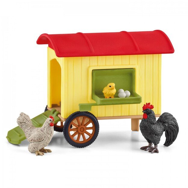 Schleich - Farm World - Mobile Chicken Coop (42572)