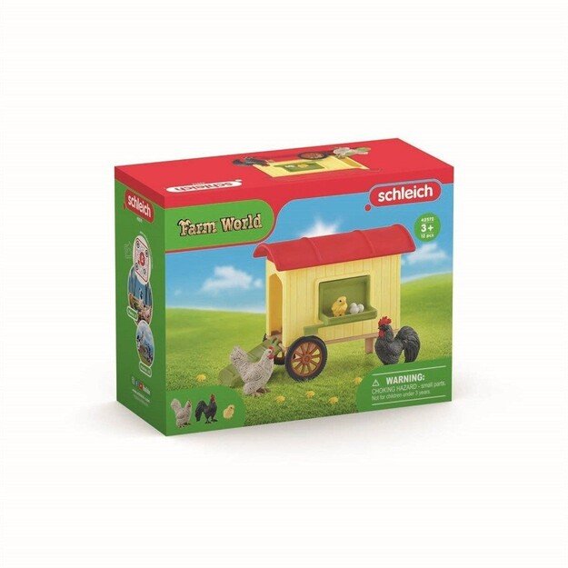 Schleich - Farm World - Mobile Chicken Coop (42572)