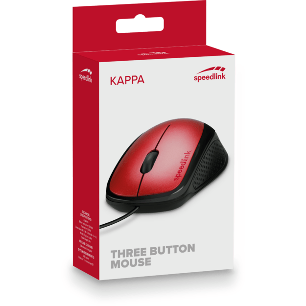 Speedlink - Kappa USB Mouse (Red)