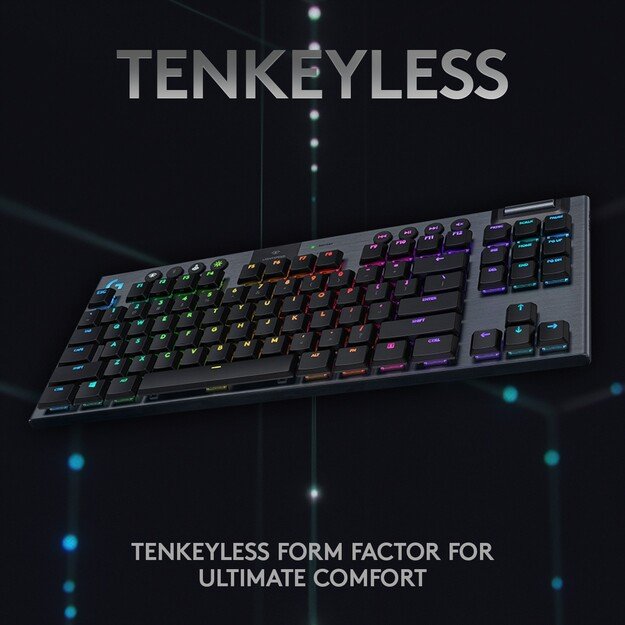 Logitech - G915 TKL Clicky Gaming Keyboard - Nordic Layout