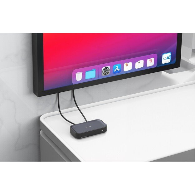 Verbatim - Share My Screen USB-C Wireless Display Adapter 1080P w/Hub