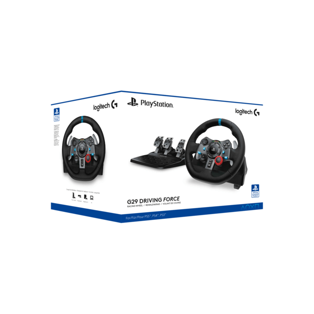 Logitech - G29 Driving Force PS3/PS4/PS5 + Astro A10 Headset Bundle