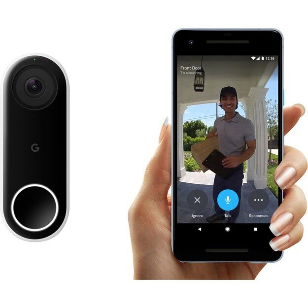 Google - Nest Hello video Doorbell