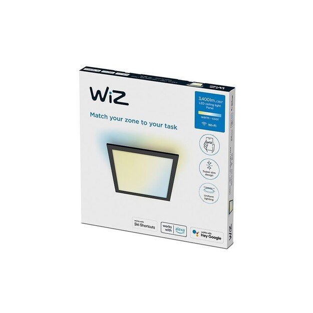 WiZ - Panel WiZ Ceiling SQ 36W Black 27-65K TW