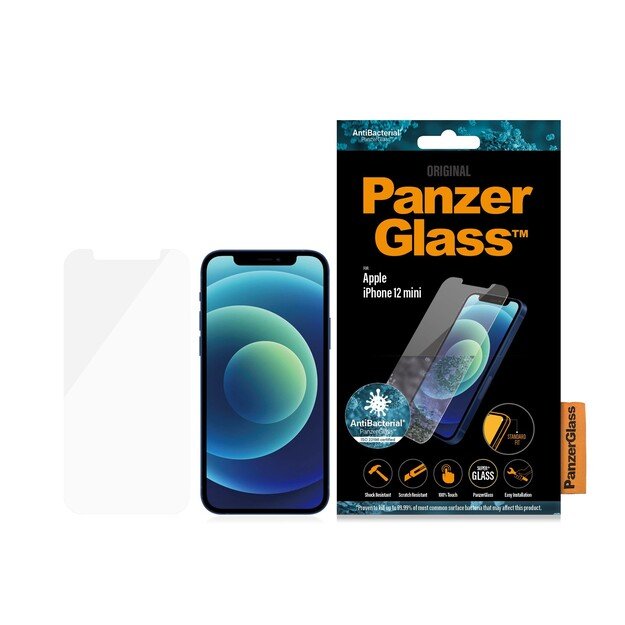 PanzerGlass - Screen Protector Apple iPhone 12 Mini - Standard Fit